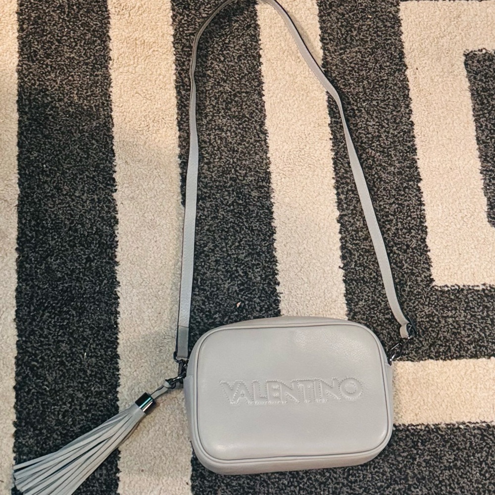 Valentino Dove Grey Crossbody Handbag - Picture 3 of 9